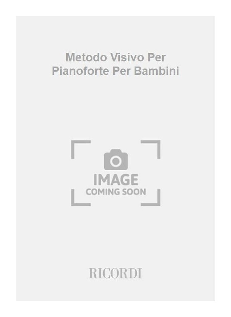 Metodo Visivo Per Pianoforte Per Bambini